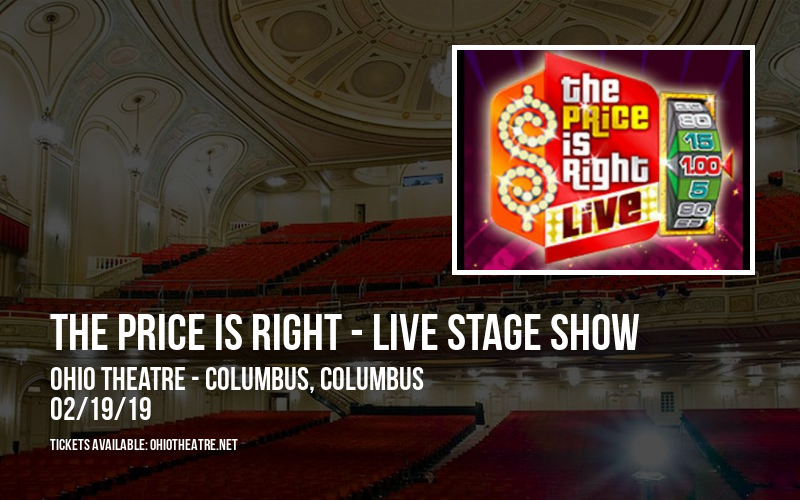 The Price Is Right - Live Stage Show at Ohio Theatre - Columbus tickets The Price Is Right - Live Stage Show at Ohio Theatre - Columbus