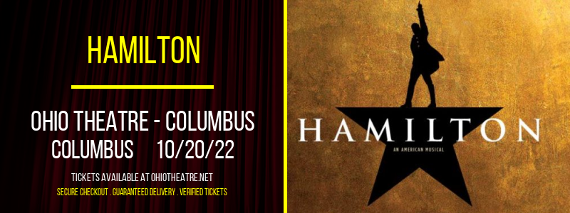 Hamilton at Ohio Theatre - Columbus