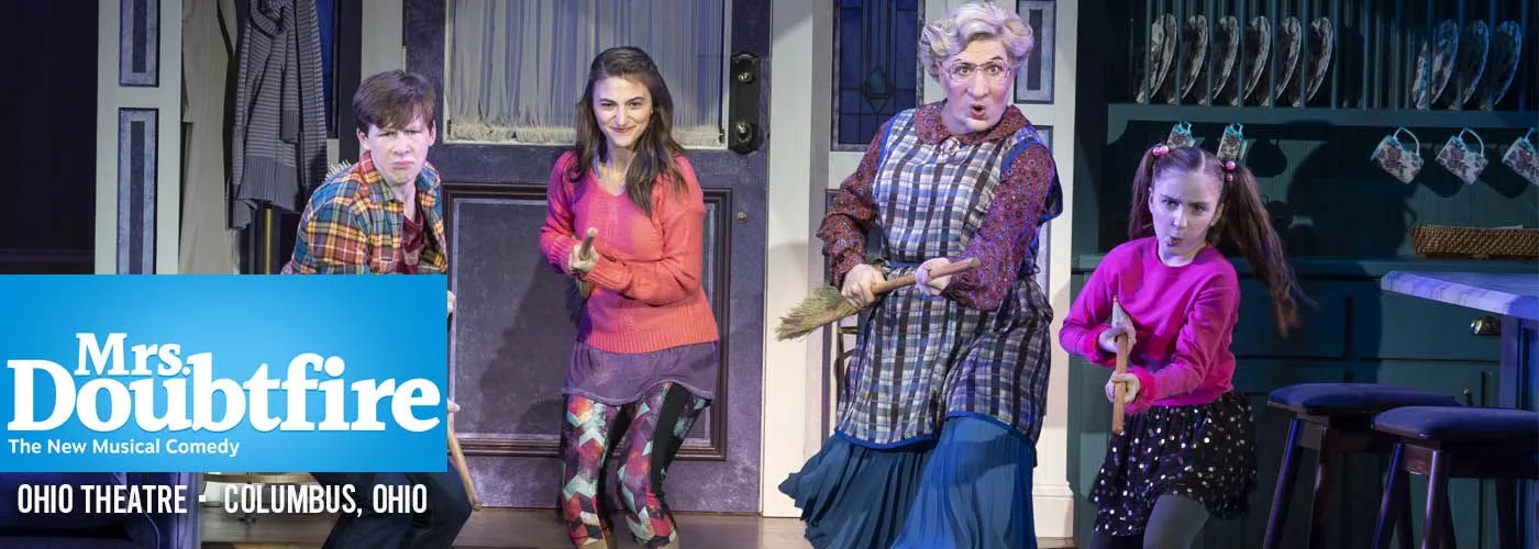 Mrs Doubtfire musical on stage
